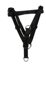 Vibrant Life Nylon Step-in Dog Harness, Black, S